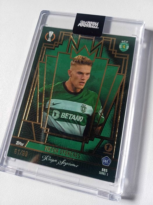 Viktor Gyokeres Reign Supreme, 99. 1st Edition
Rookie cards