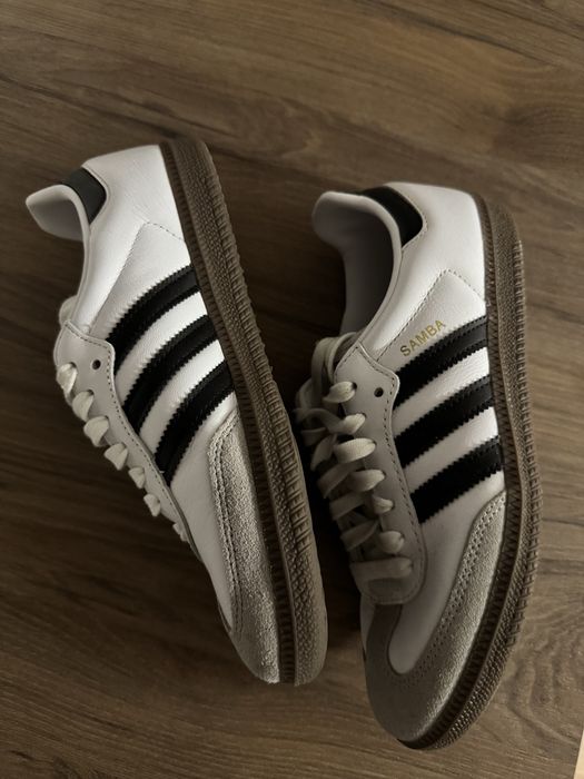 Кросівки Adidas Samba білі оригінал 39.5(38)