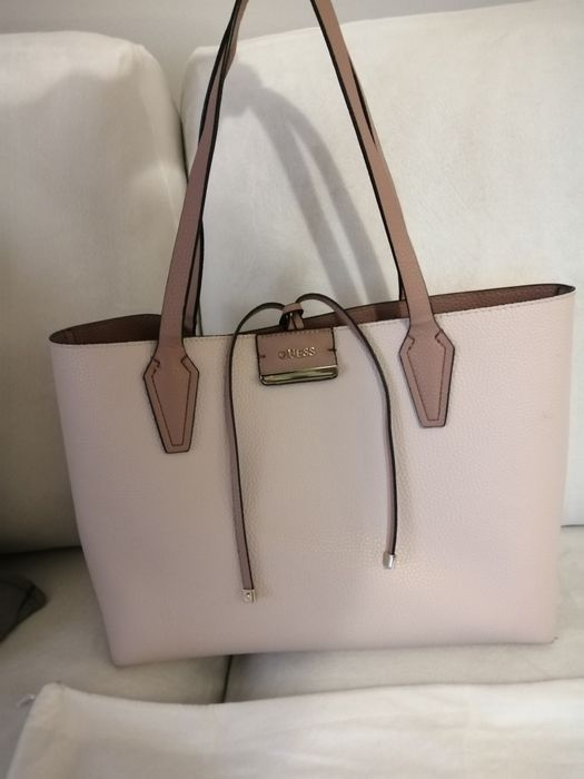 Mala saco rosa pastel guess nova