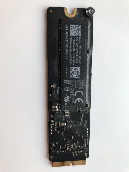Dysk SSD 128 Samsung Apple MZ-JPV128S/0A2