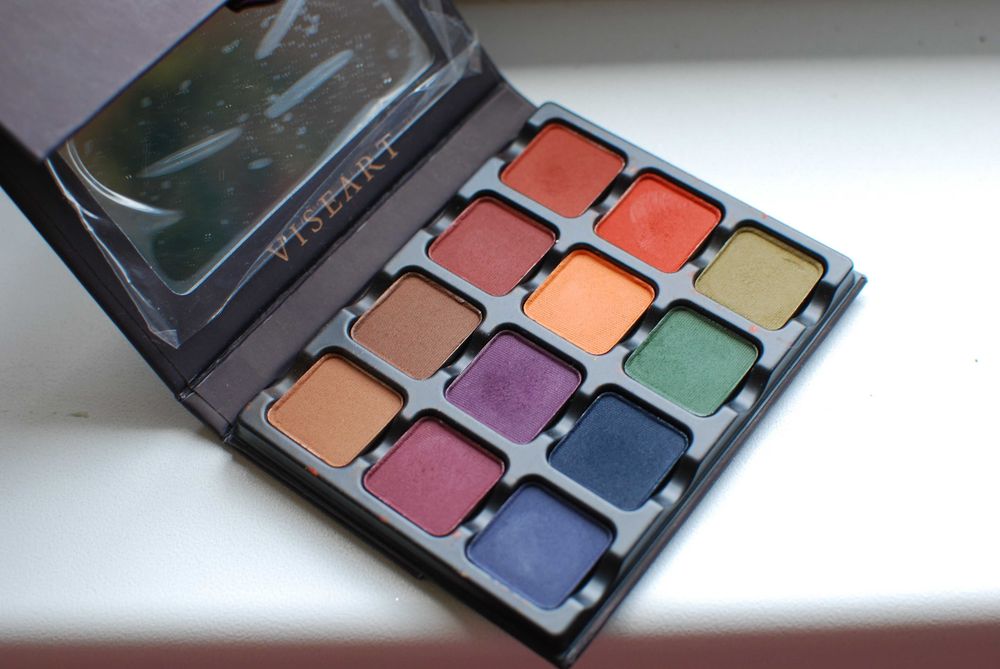 Палетка тіней viseart paris dark mattes 04