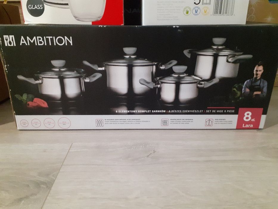 Nowe garnki Ambition