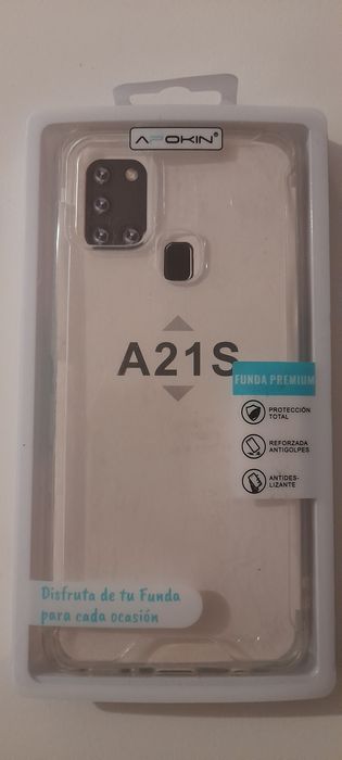 Capa Silicone para Galaxy A21s Transparente