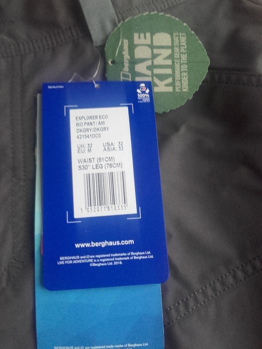 Spodnie trekkingowe Berghaus Explorer ECO Warszawa Ochota OLX.pl