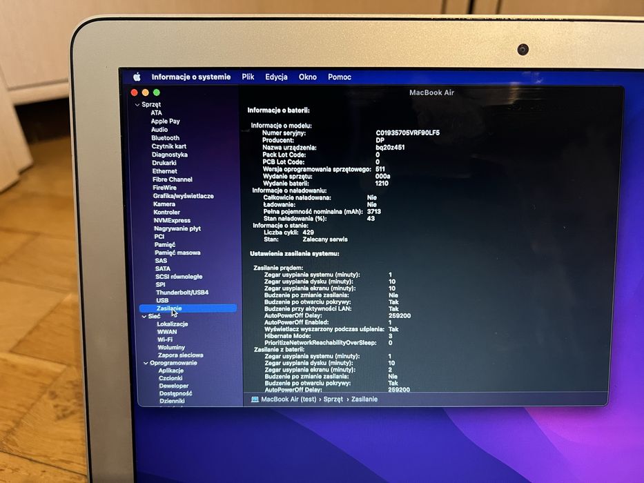 Macbook Air 2017 A1466 i5/8GB/128GB