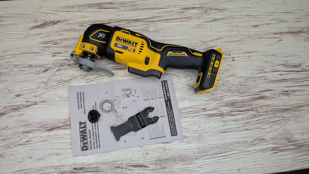 Бесщіточний мультитул реноватор DeWalt DCS356