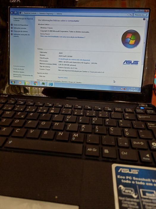 ASUS EeePc 1015 BX portátil