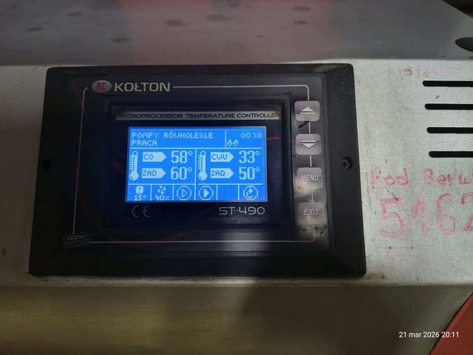 Piec 3 klasa Kołton Duox 13kW palnik 17kW
