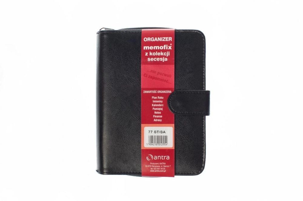 Organizer Memofix 2026 B6 ST/SA czarny Antra