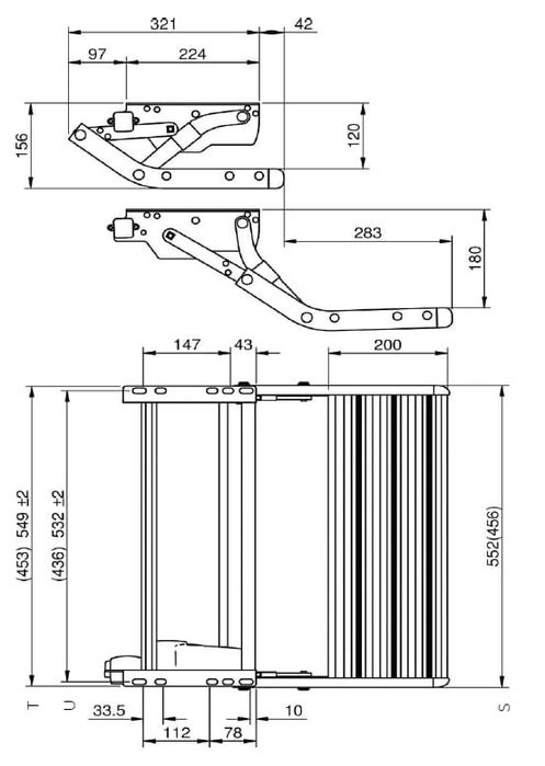 Degrau Eléctrico Rebatível Thule 12V 450mm (Autocaravana / Campervan)