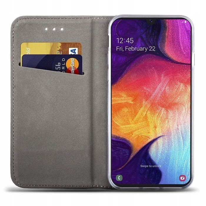 Etui Z Klapką Magnet Zamykane Pasuje Do Samsung S7 Edge Czarny