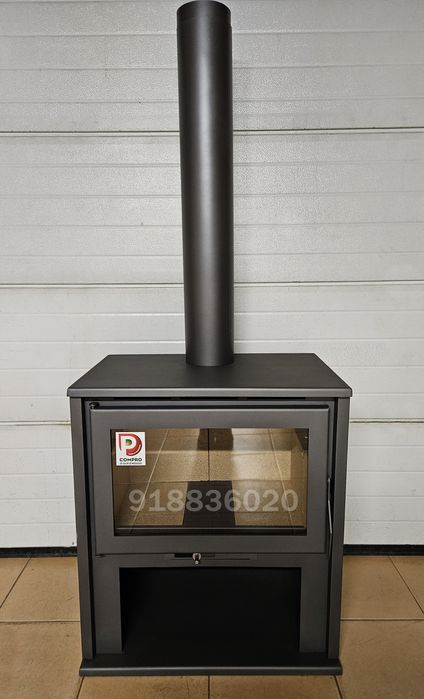 Salamandra a Lenha 14kw Com Ventilação NOVAS - Fabrico Nacional