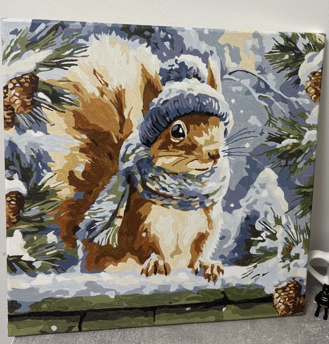 Карина по номерам намальована