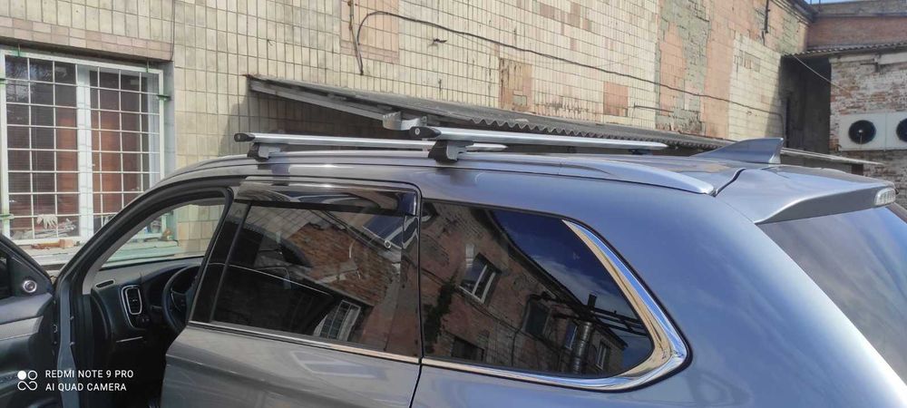 Алюминевые Дуги N 53 P 39 на Mitsubishi Outlander 2015 г.+ с замками