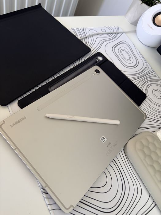 Samsung Galaxy Tab S9 12/256 GB Beżowy + Oryginalny Book Cover