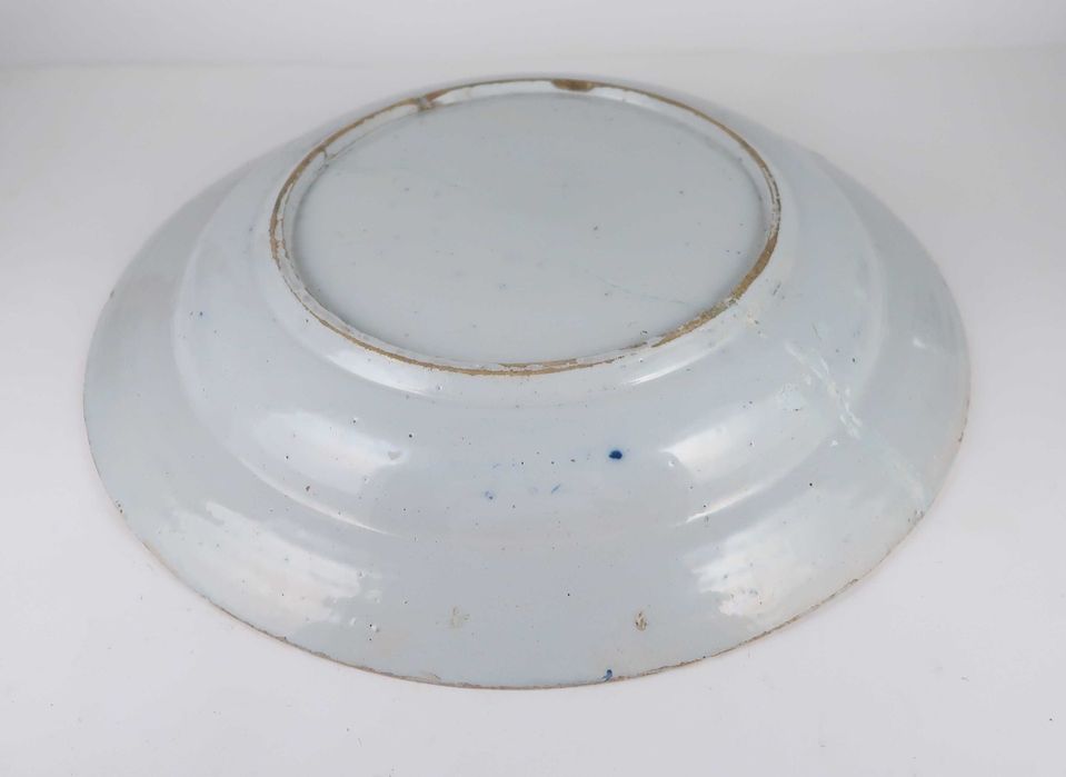 Grande Prato Delft Séc. XVIII - 34.5 cm