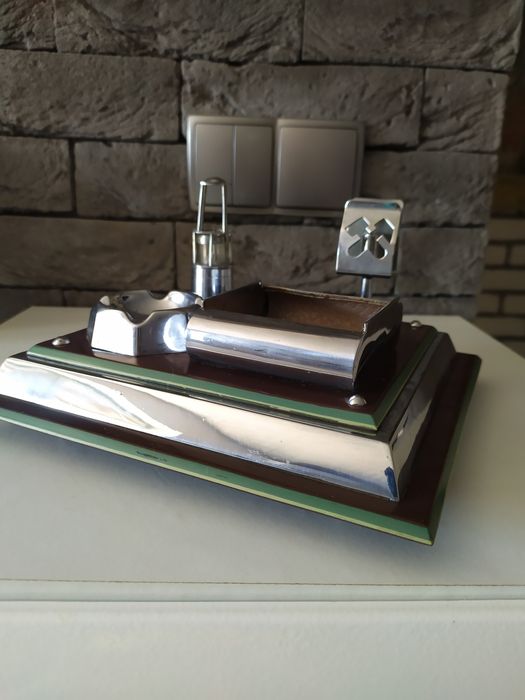 Przybornik dla palacza z lat 40-tych ub. wieku . ABSOLUTNY UNIKAT .