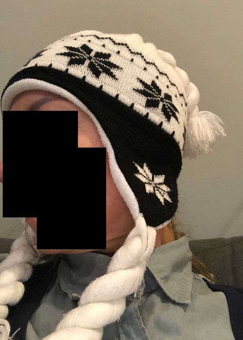 Ciepła zimowa czapka AGAT-świetna - rozmiar uniwersalny