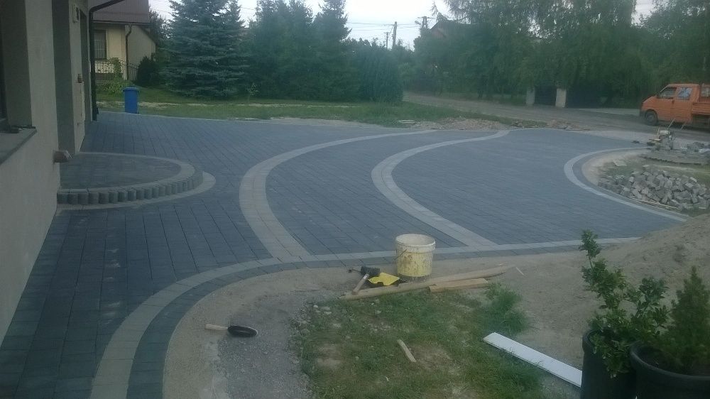 BRUKARSTWO!Kompleksowe układanie kostki brukowej!Kostka brukowa!