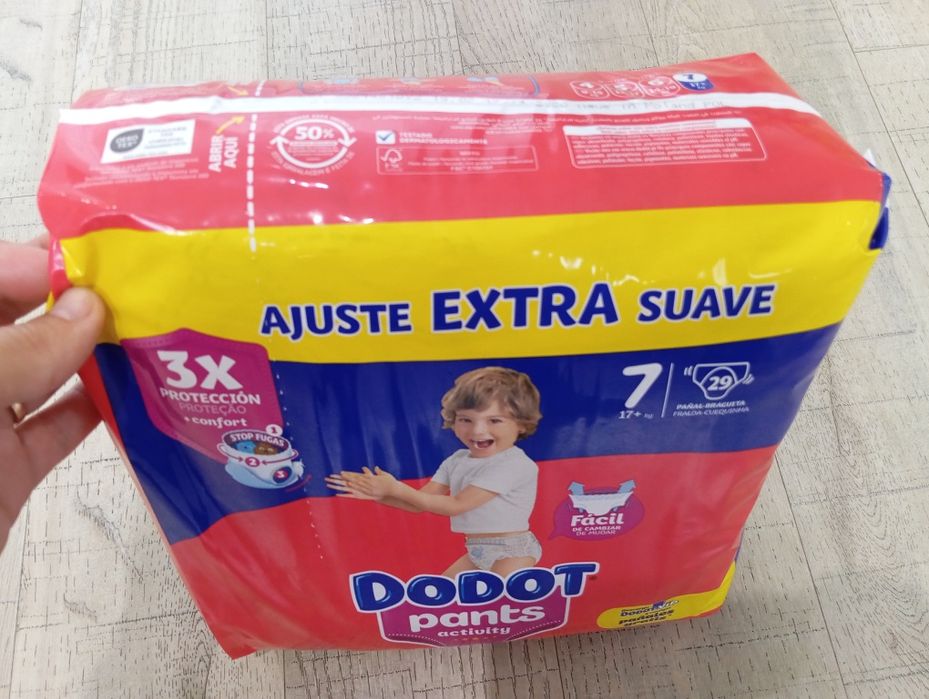 Fraldas Dodot pants tamanho 7
