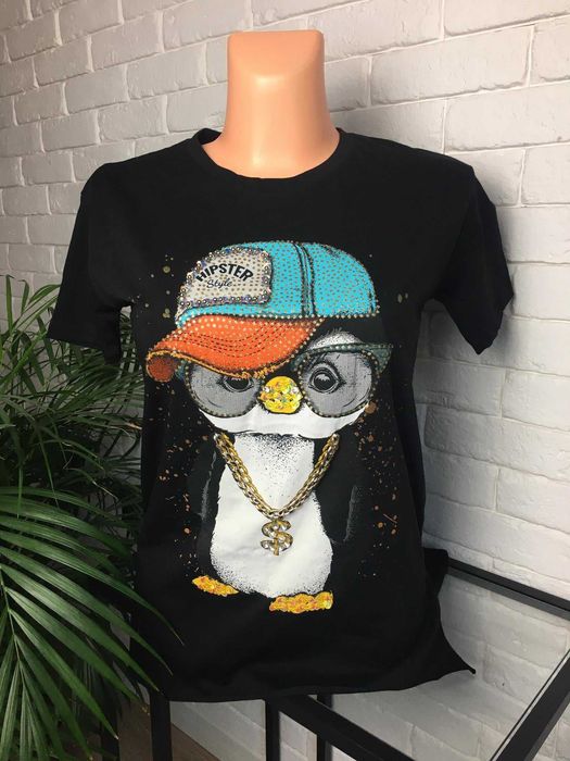 Bluzka, T-shirt Mint ,czarna