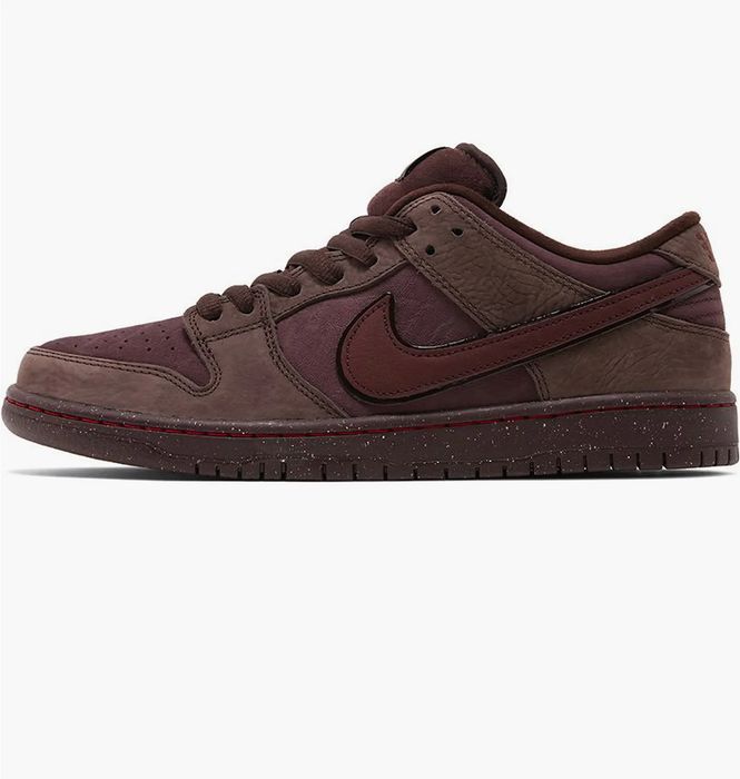 Оригінал! Кросівки Nike Dunk Low PRM (бордові) (41, 42, 42.5)