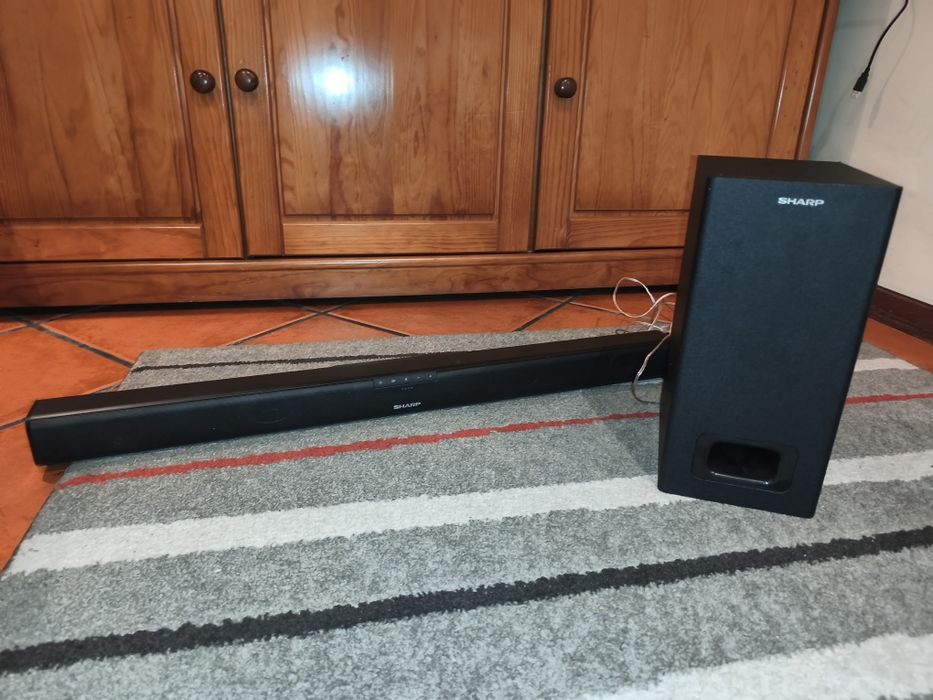 Coluna sharp+subwoofer