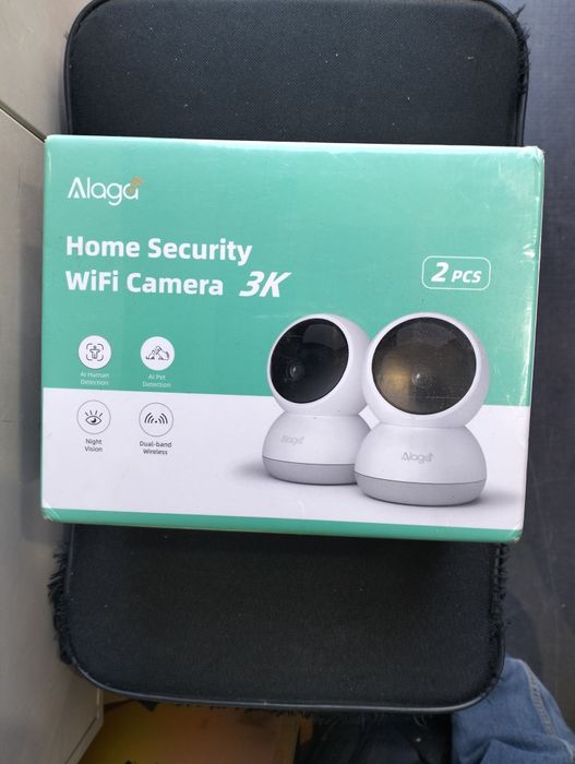 Pack 2 Câmaras IP WiFi Interior, 3K com Visão Noturna,