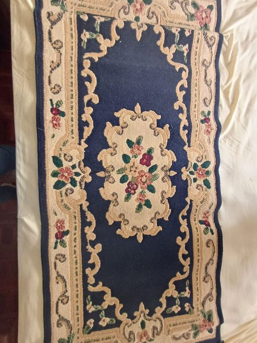 Tapete azul floral