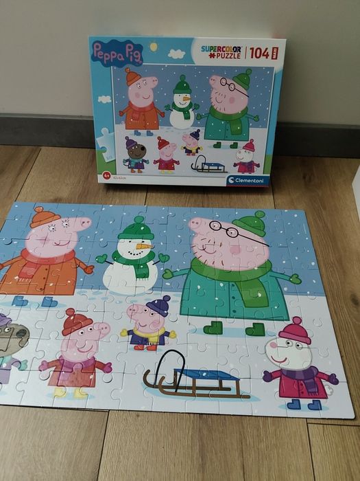 Puzzle Świnka Peppa 104 el.