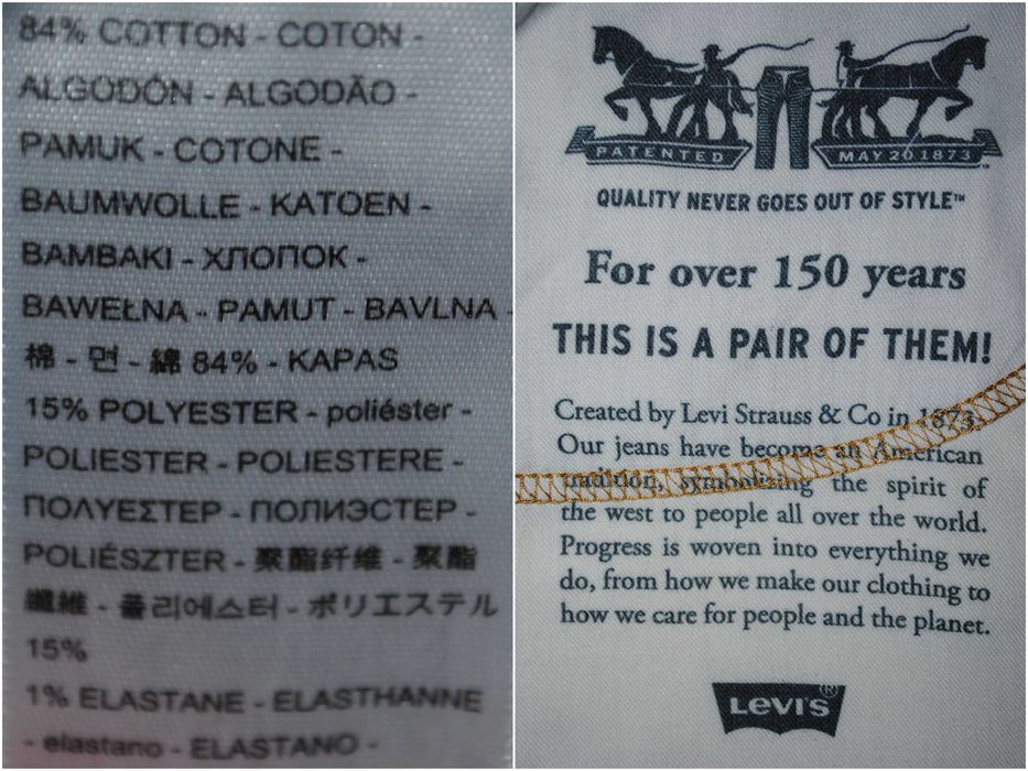 Джинсы Levis  512  34 32