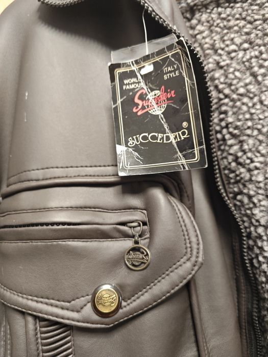 Nowa kurtka męska skóra Eco