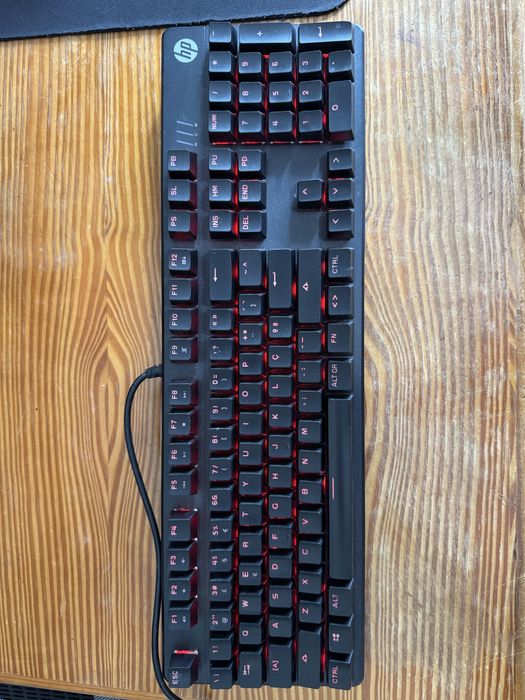 Teclado mecânico gaming HP