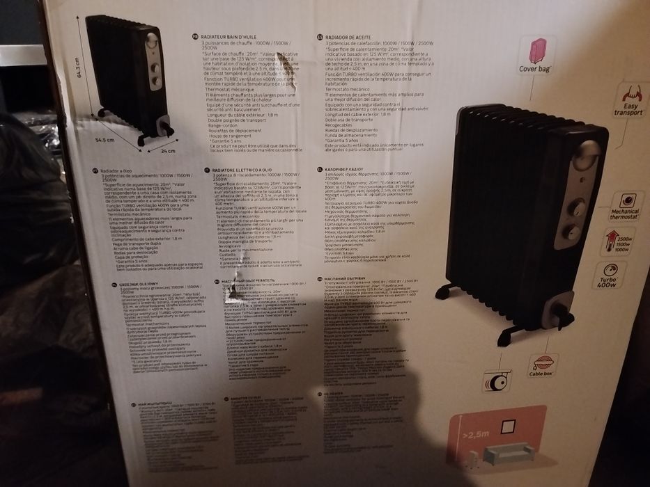 Grzejnik olejowy nowy