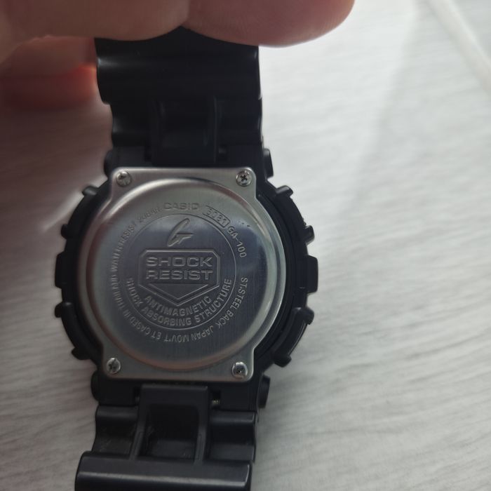 Casio G-Shock GA100-1A1 годинник оригінал чорний чоловічий