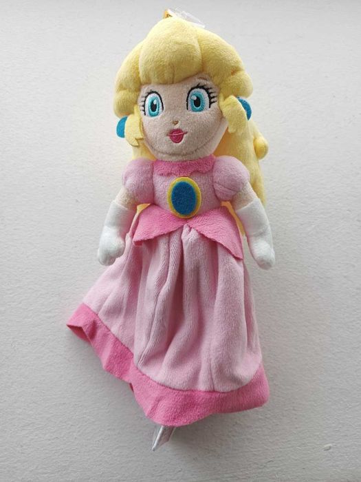 PROMO:Peluche Princess Peach Super Mario Nintendo 25cm