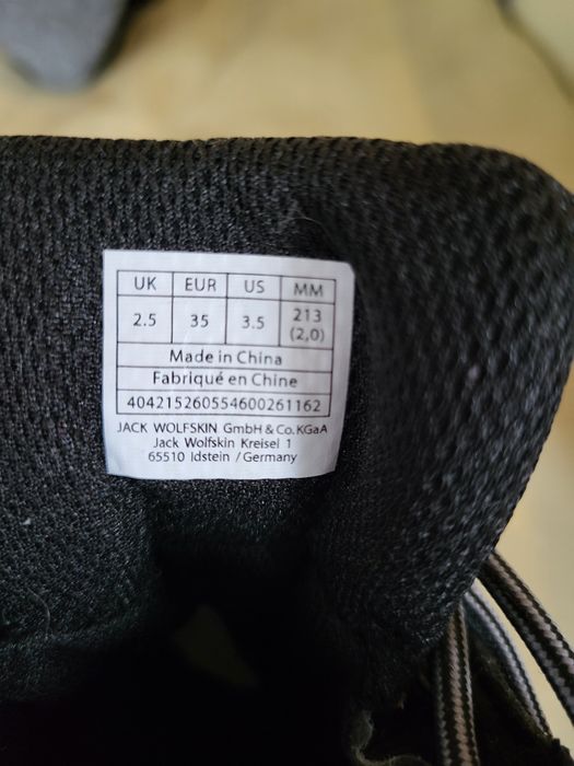 Buty zimowe, trekkingowe, Jack Wolfskin, rozmiar 35