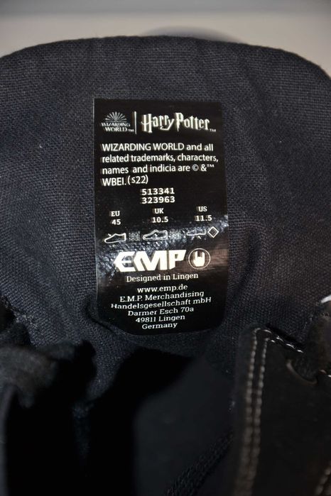 EMP Ravenclaw Harry Potter Wysokie Trampki Męskie 45 Oryginalne Buty