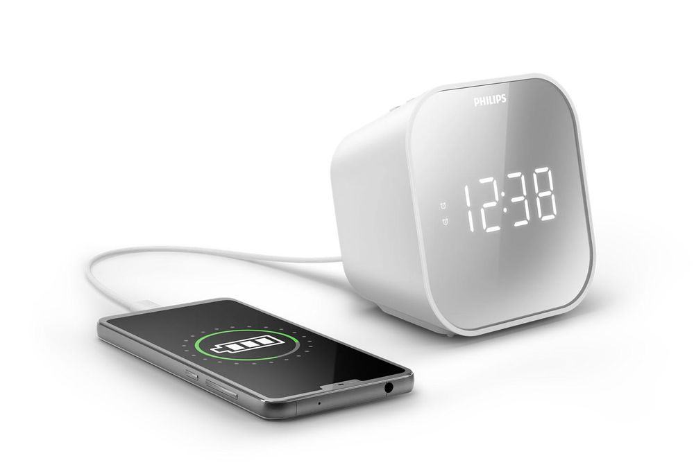 Radiobudzik Philips TAR4406/12 Biały