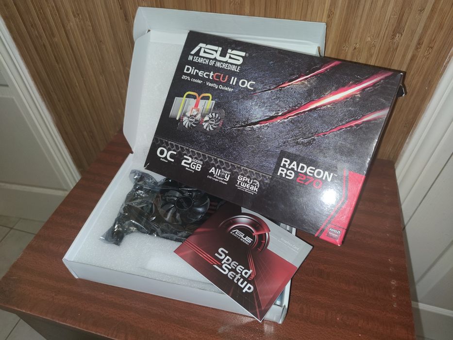 Відеокарта Asus radeon r9 270, не робоча!!