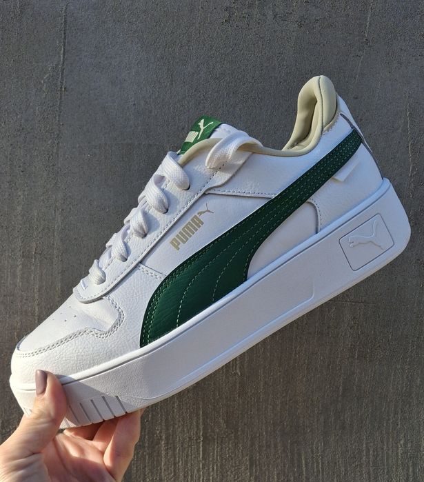 Кросівки Puma (Пума) р.39 білі, нат.шкіра