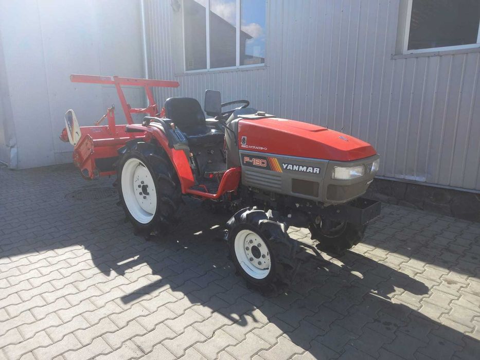 Japoński Traktor ciągnik YANMAR F180 4x4 + glebogryzarka 18 KM
