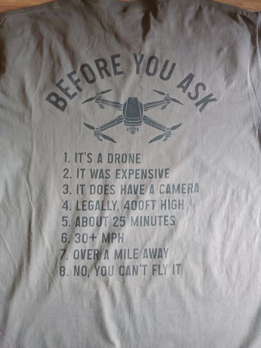 T shirt męski  dron