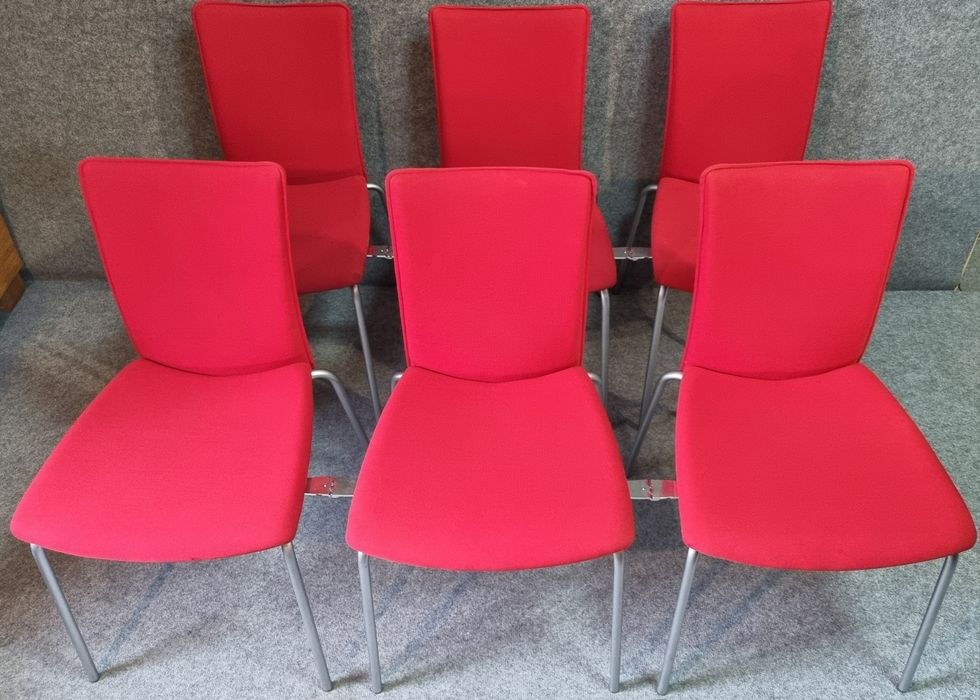 Krzesła Randers lata90 6 sztuk Design Denmark