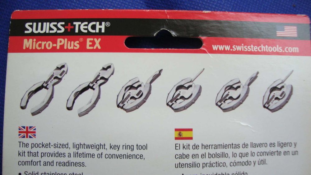 Porta-chaves multifunções Micro-Plus EX 9 Swiss+Tech