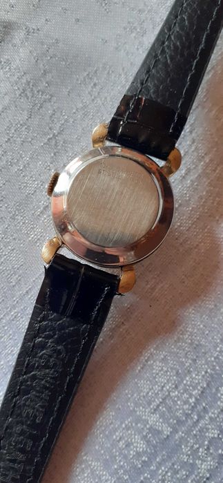 Zegarek zabytkowy BENRUS DATA 10K R.G.P. 17 Jewels antyk.