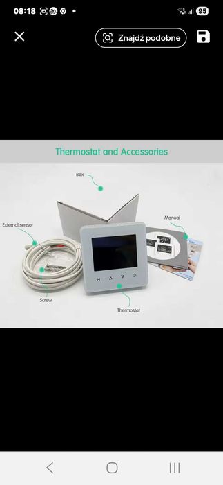 Sterownik ogrzewania podlogowego Smart Tuya