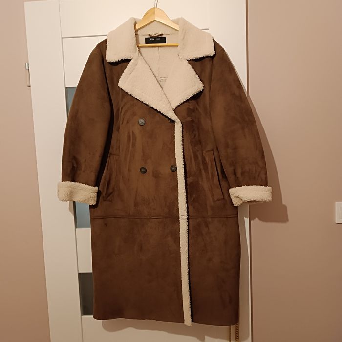 Kożuszek płaszcz plus size