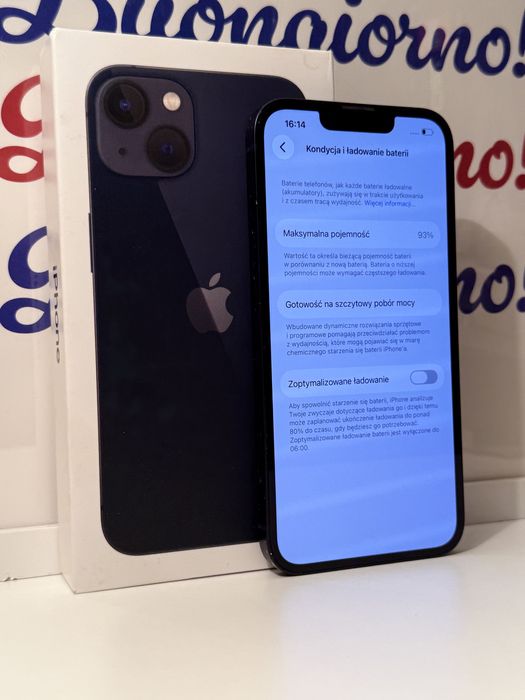 Iphone 13 93% baterii