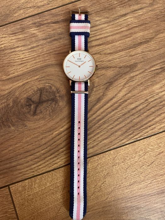 Zegarek Daniel Wellington biało/granatowo/różowy